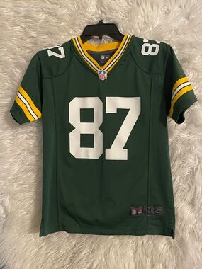 Green Bay Packers Jordy Nelson #87 Nike On Field Youth Jersey. Medium (10/12)